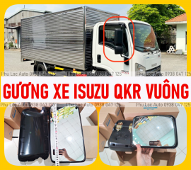 Gương chiếu hậu xe tải ISUZU QKR VUÔNG từ đời 2022 gương lớn trên ( giá 1 cái)